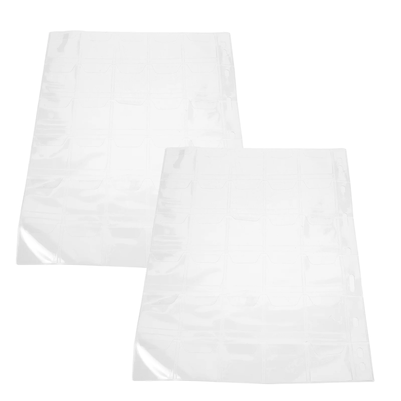 

Coin Collector Binder Pages 30 Pockets Simple Design Reasonable Convenient for Long Time Use Stamp Dispenser Coin Supplies