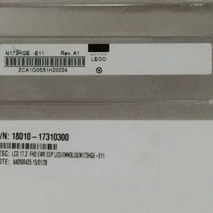 N173HGE-E11 17.3 "Display 1920x1080 HD Display eDP 30Pin Laptop layar LED LCD