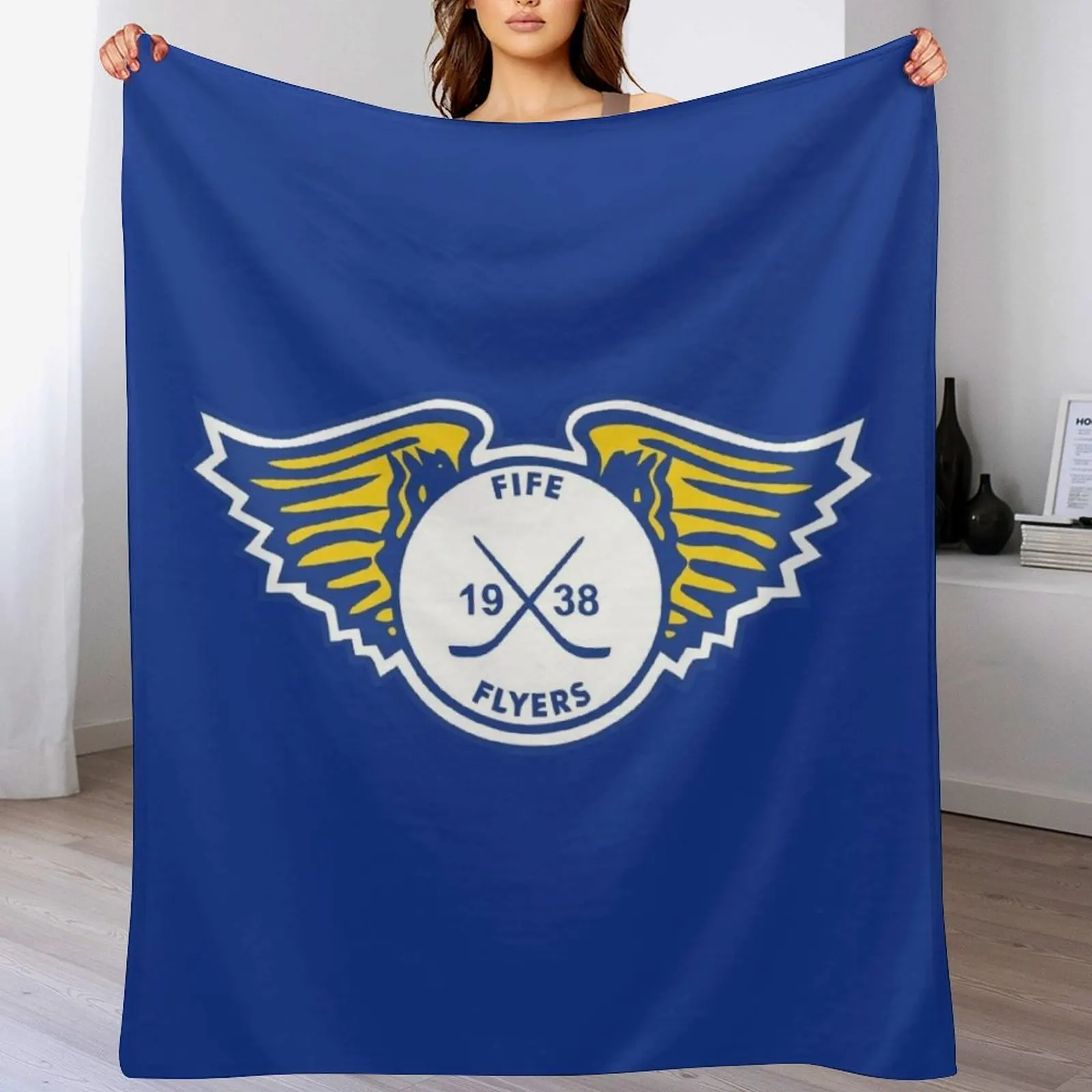 

Fife Flyers hocckey Throw Blanket halloween Designers Personalized Gift warm for winter Blankets