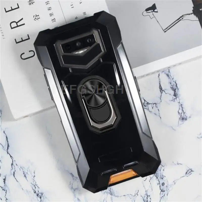 Dla Doogee S89 Pro DoogeeS89 6.3 "2022 Case powrót palec serdeczny miękki TPU silikonowy etui do Doogee S89 uchwyt telefon pokrywa