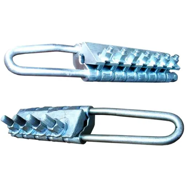 13-22mm4-10T round strand 7-24mm2-10T anti-torsion steel wire rope multi-piece bolt type clamp