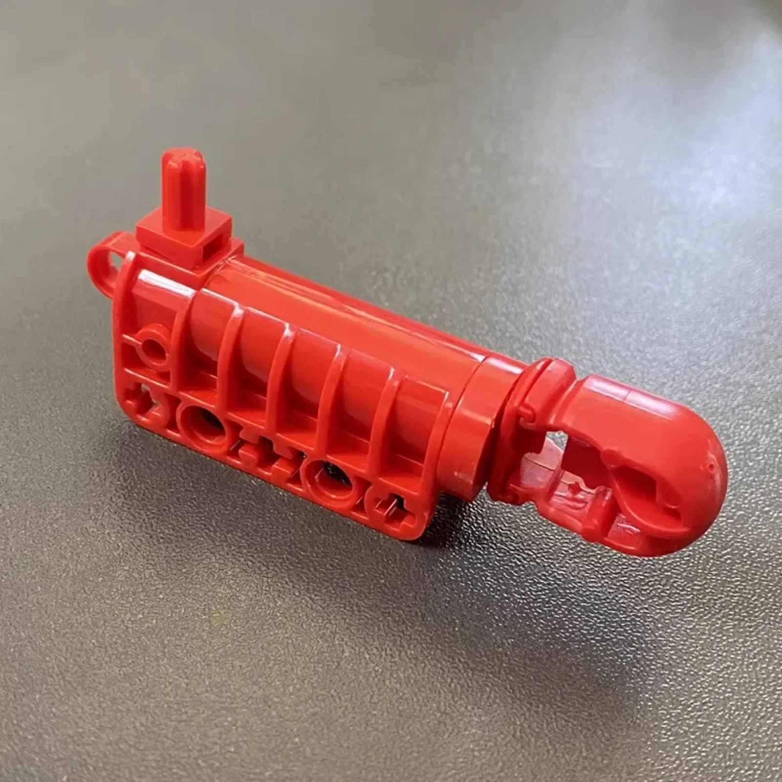 MOC Cannon red  Launcher + Bullet Set Technical Parts Flat Bottom Shooter Soft Rubber End Arrow Compatible with Legoeds