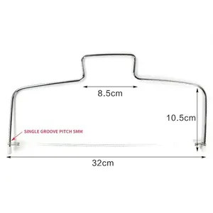 1/2 adet hat yüksekliği ayarlanabilir kek kesme dilimleme ayarlanabilir paslanmaz çelik kek dekorasyon kalıp dıy bakeware mutfak pişirme aracı 6 Büyük satış modeli bir pasta gönderiyor - №6