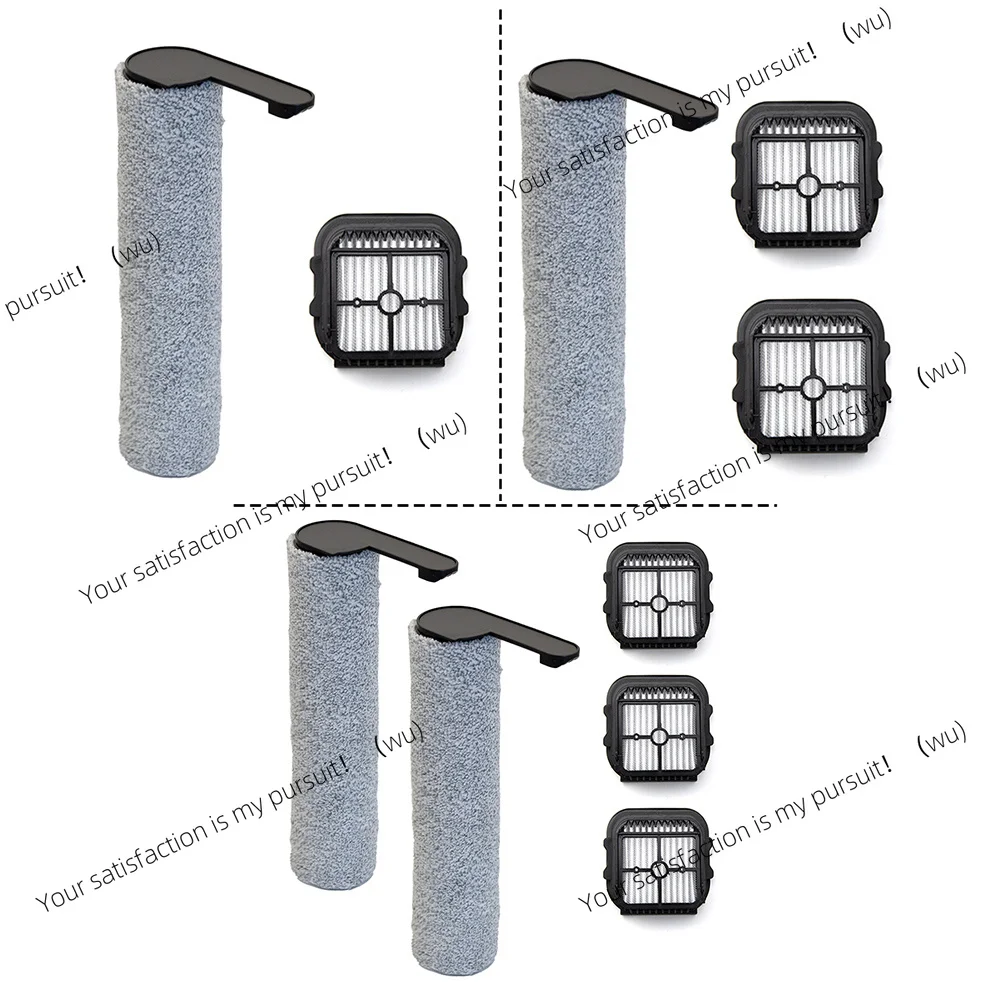 For Laresar S7 Pro Wet/dry Vacuum Cleaners Roller Brush Bar, Main Brush, Side Brush, And HEPA Filter Set