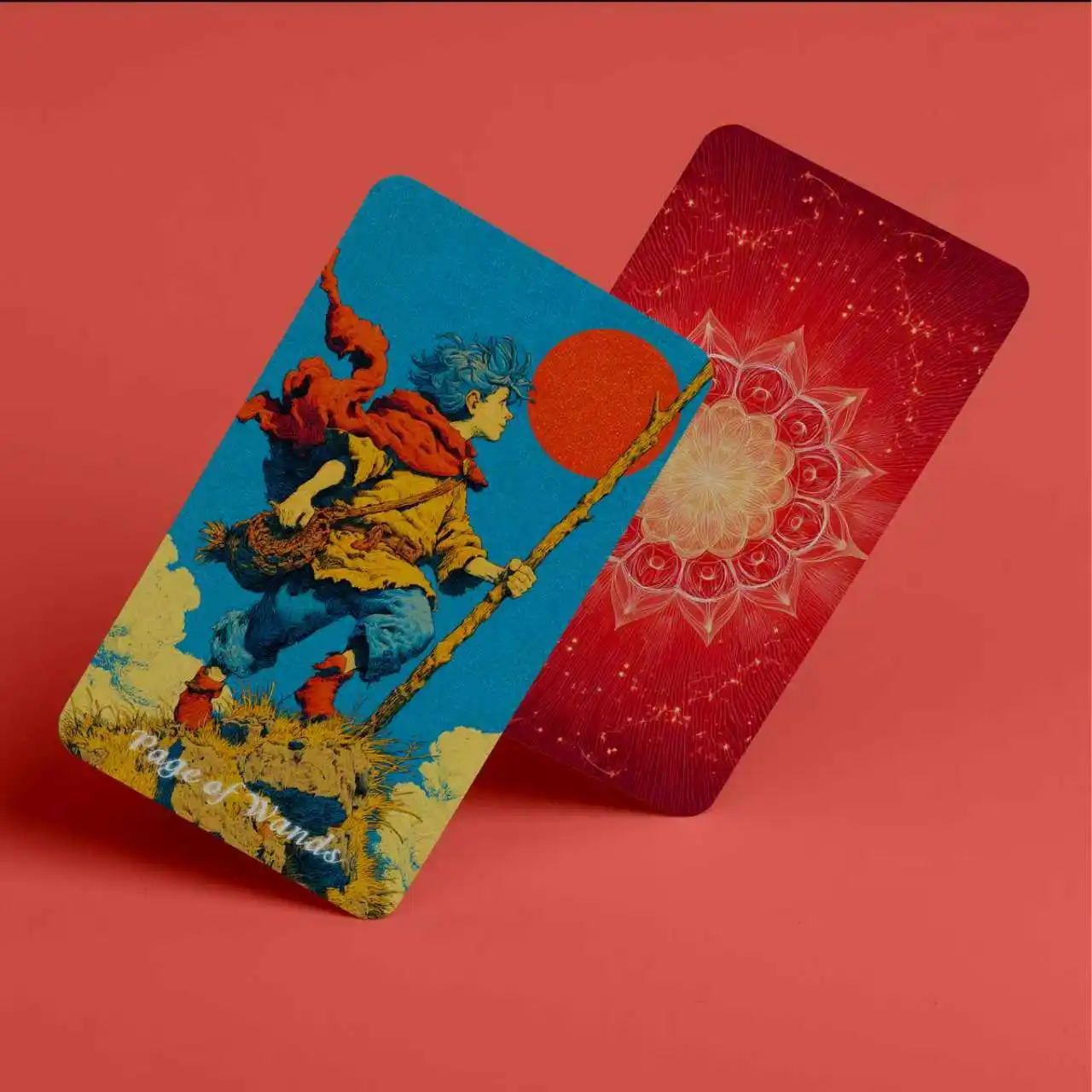 Tarot Cards for Beginners with Guidebook, Summer Blaze Tarot Deck