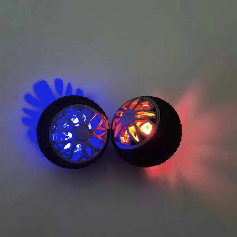 2024 Nieuwe Lichtgevende Bouncy Ball Speelgoed Creatieve 3d Driedimensionale Simulatie Wiel Modellering Ronde Bouncy Ball Speelgoed