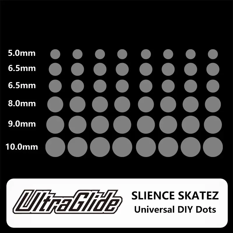48 pieces Ultraglide Universal DIY Small Round Dots Mouse Skates Brake Control Speed Silence Feet ICE Version Mice Glides PTFE