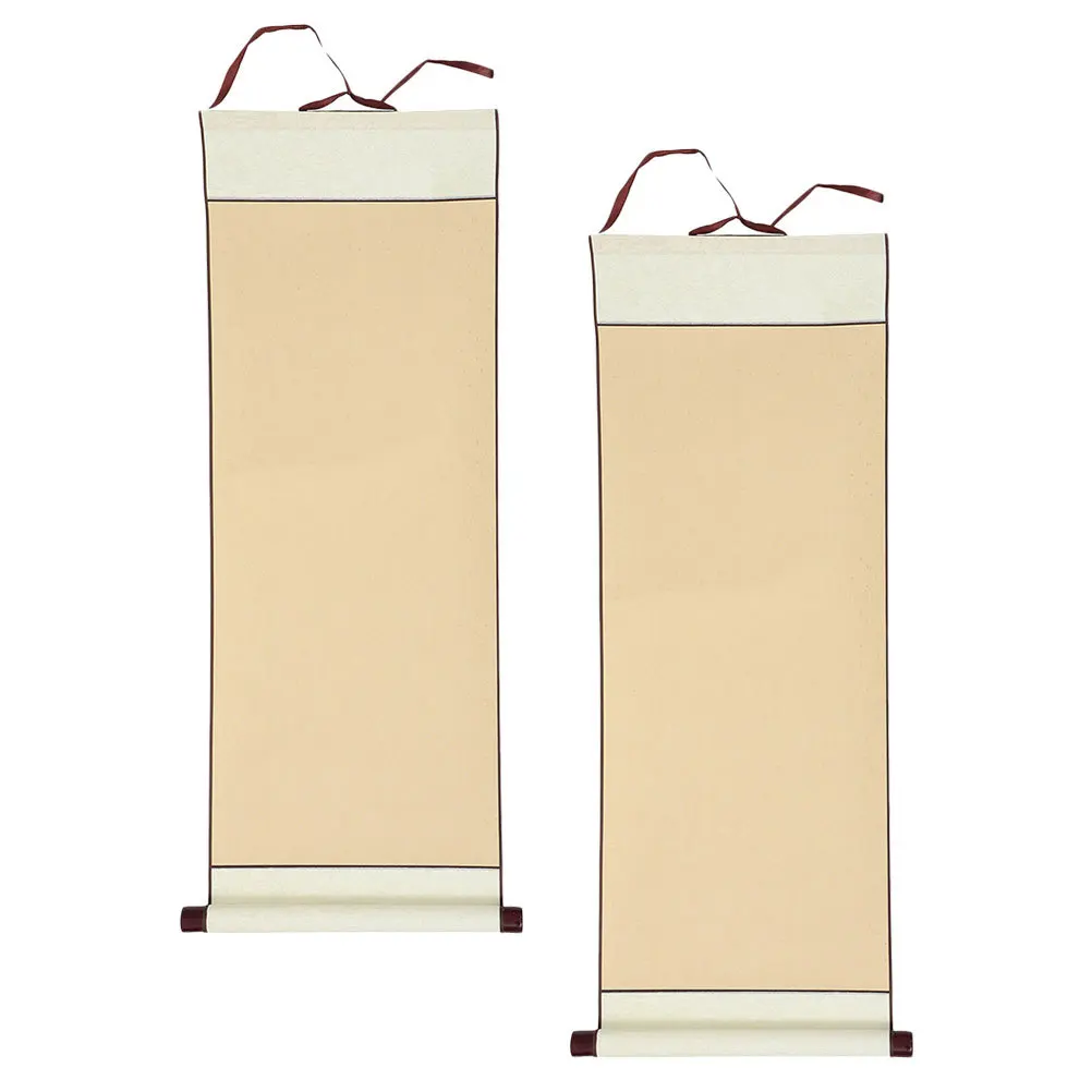 2 قطعة ورق التمرير الخط ورقة شوان التسلل البطيء لكتابة حبر الفرشاة الصينية وتمرير اللوحة سومي #4