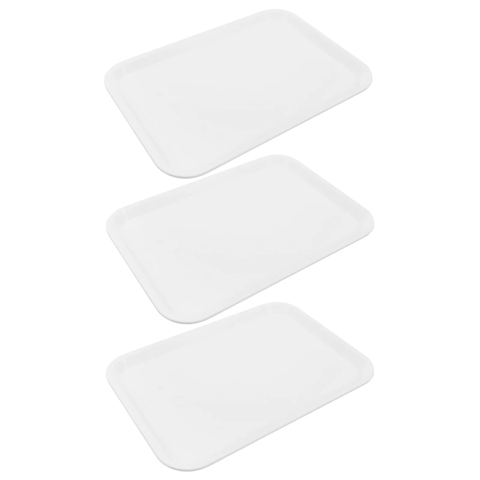 

3Pcs Sturdy Appetizer Plates Portable Food Organizer for Family Celebrations Food Tray Serving Plate Dessert Tray