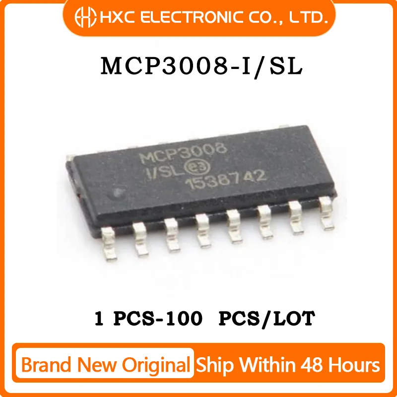 

5/10/50/100PCS 100% New MCP3008-I/SL MCP3008 sop-16 CHIP