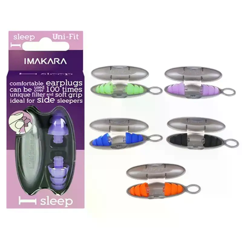 Noise Reduction Earplug Anti Bruit Canceling For Sleep Work Study Anti Snore Sleep Protector Soundproof Portable Earplug