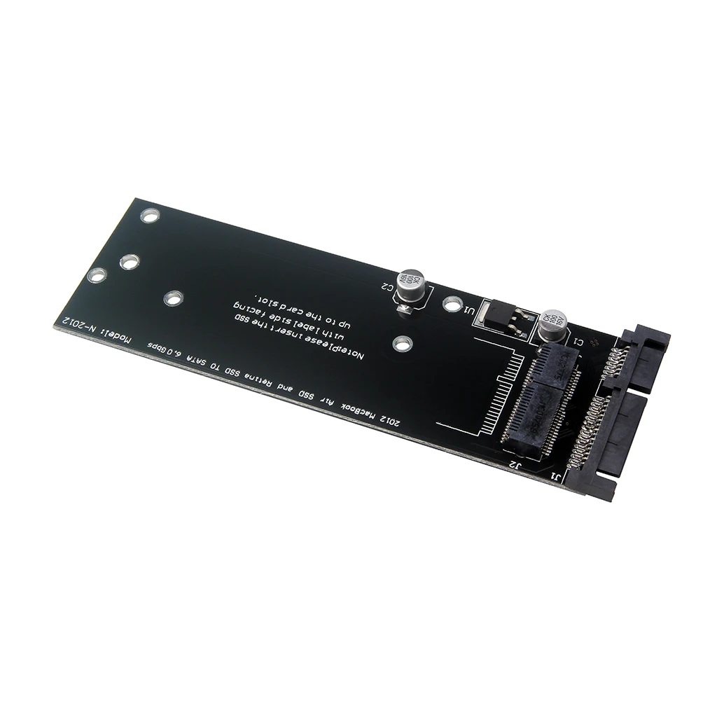 SATA do 2012 MacBook Air A1465 A1466 SSD karta konwertująca karta Riser karta SATA 6gbps do 2012 Macbook Air SSD i Retina SSD