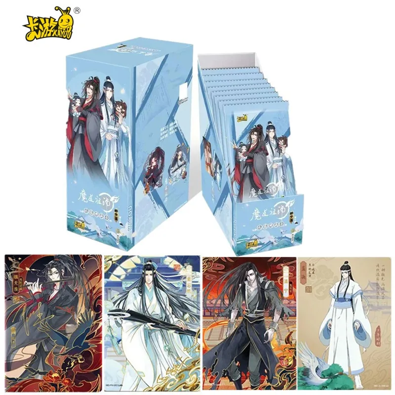 KAYOU Genuine Mo Dao Zu Shi Drunk Dreams Signature Card Wei Wuxian Lan Wangji full Set of Collection Cards for Kids Xmas Gifts