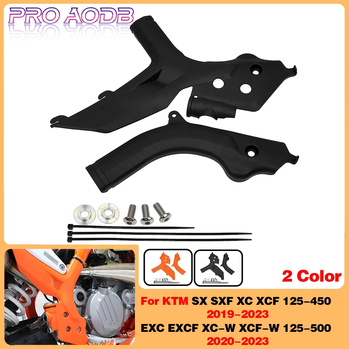 

Endurance Motocross Accessories Frame Guard Protector For KTM 125 150 200 250 300 350 400 450 SX SXF SX-F XC XCF XC-F 2019-2023