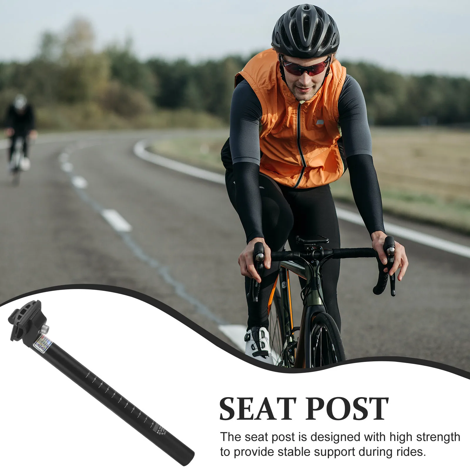 Alloy Bicycle Seat Post High Strength Stable Support for Mountain Road Bikes Ergonomic Comfortable Riding Experience