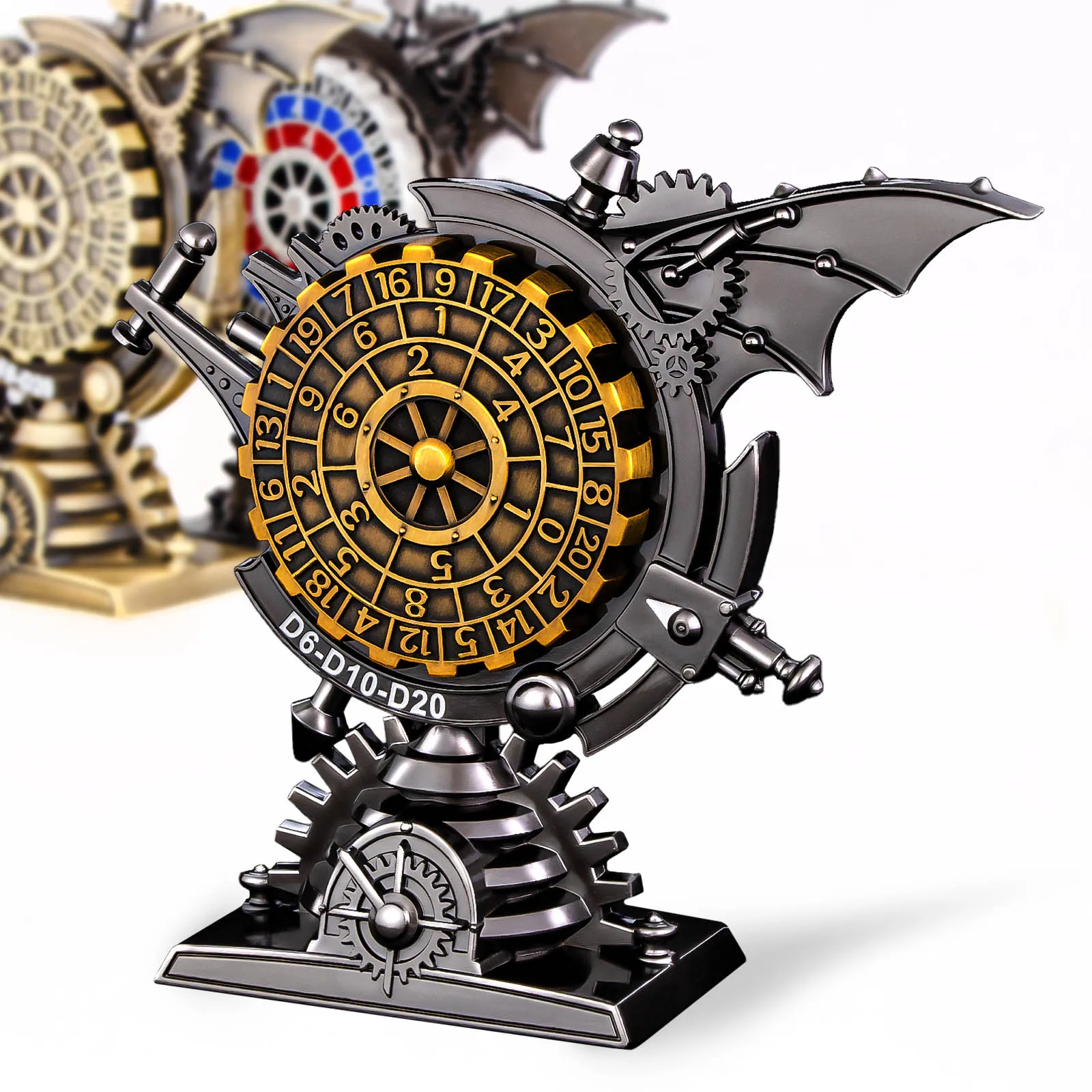 

DND Spinner Dice с подарочной коробкой Набор металлических кубиков 7-в-1 Кубики для наблюдения за стимпанком Металлические кубики D&D для подземелий и драконов Подарки