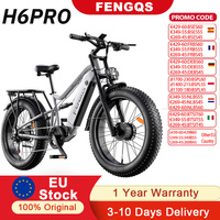 FENGQS H6PRO Electric Bike,52V17.5Ah Battery Mountain Electric Bicycles,Peak 3000W Motor,50km/h Max Speed,26x4 Inch Fat Tire EBi