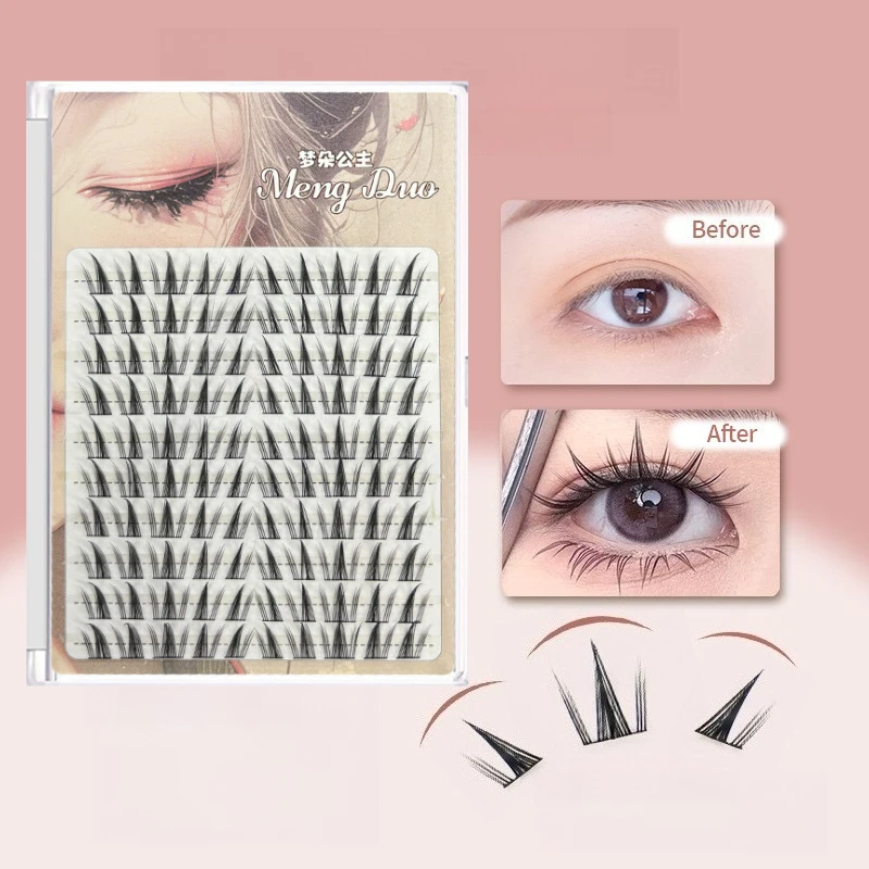 

10 Rows Sunflower False Eyelashes Natural Simulation Segmented Fake Lashes Lazy Trilogy Cool Girls Lashes DIY Eye Makeup
