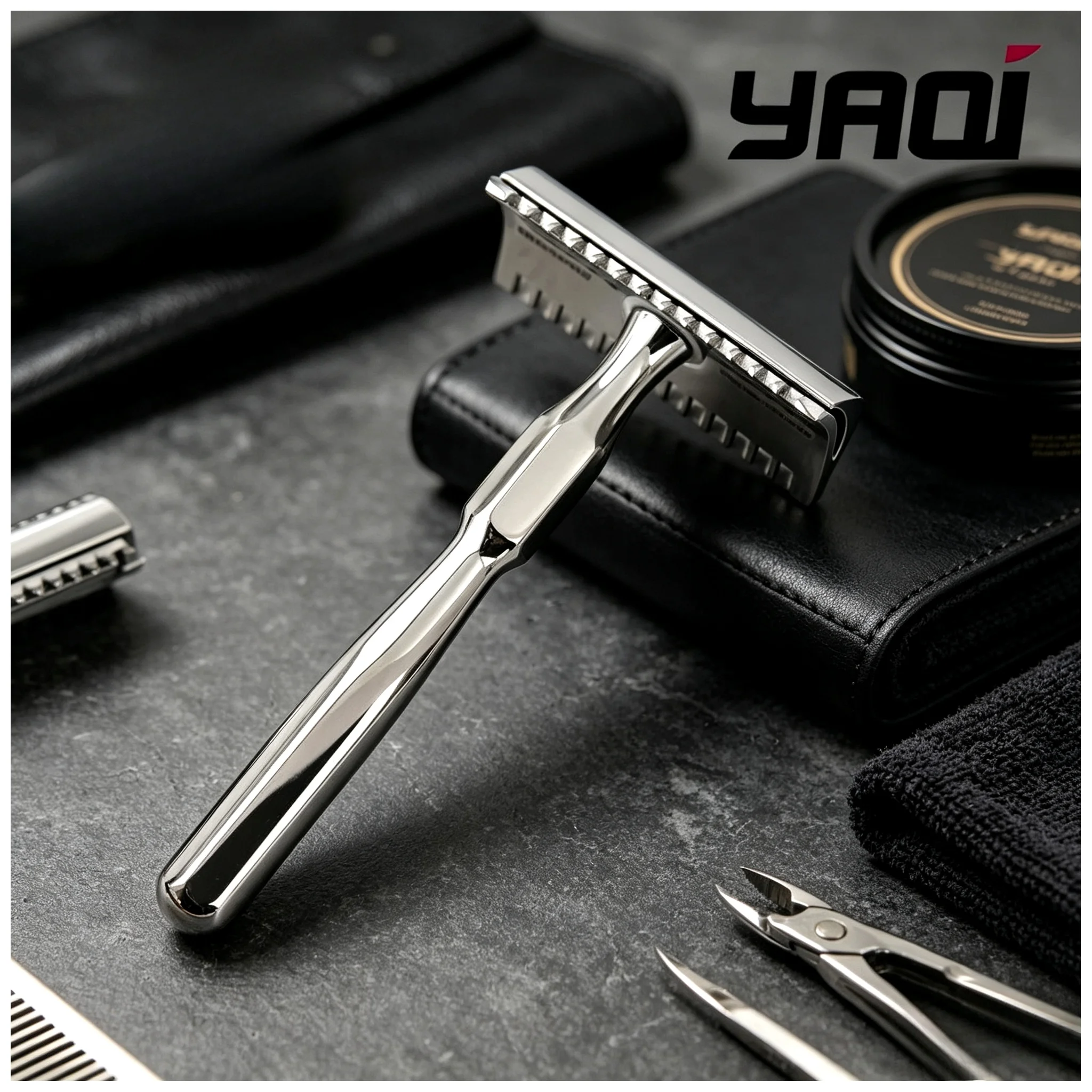 Yaqi 2026 PAGODA MIRABILIS Stainless Steel Safety Razor Beard Shaver Collectibles Beard Shaver Birthday Gift For Boyfriend