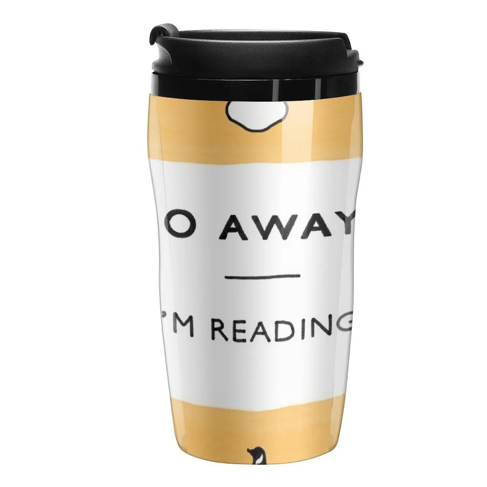 

New Go Away! I'm Reading - Penguin Classic Book - Book Lover, Book Quote Travel Coffee Mug Coffee Travel Mug Mug For Tea