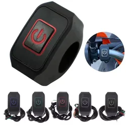 1pc 12V Universal Motorcycle Handlebar Power Control Switch Button For Scooter Electric Bike ATV Modification Parts