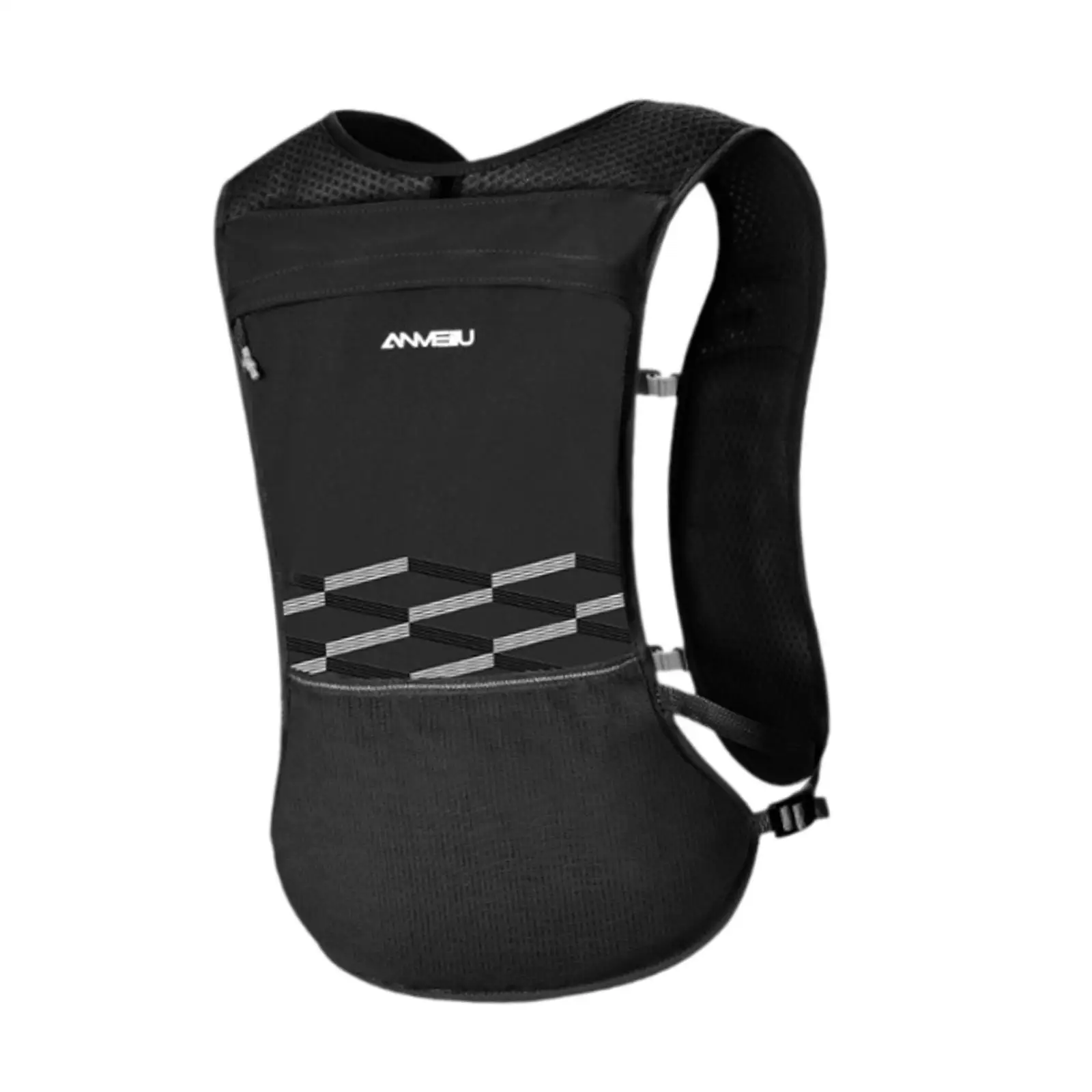 Pack Vest Adjustable Multi Pockets Lightweight Outdoor Sport Bag Running Vest for Workout Camping Cycling