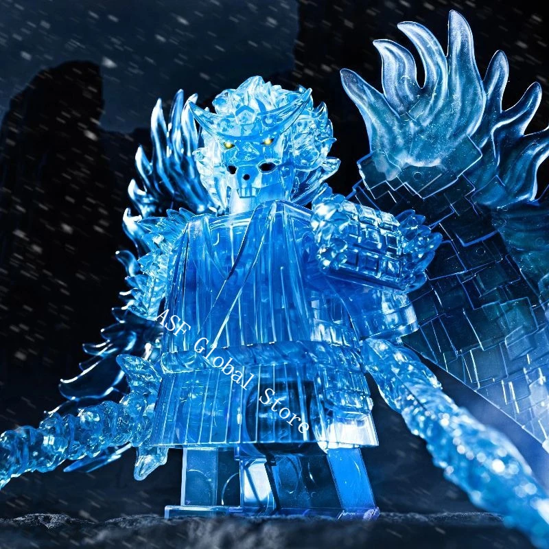 Image of 18CM Naruto Anime Bausteine Figur - Susanoo Uchiha Sasuke Itachi Shisui Madara Hatake Kakashi Ootutuki Hagoromo Sammlerstück