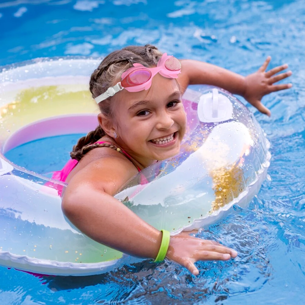 Óculos de natação de alta definição para crianças de 3 a 14 anos, à prova d\'água e anti-nevoeiro, óculos de natação, acessórios de piscina