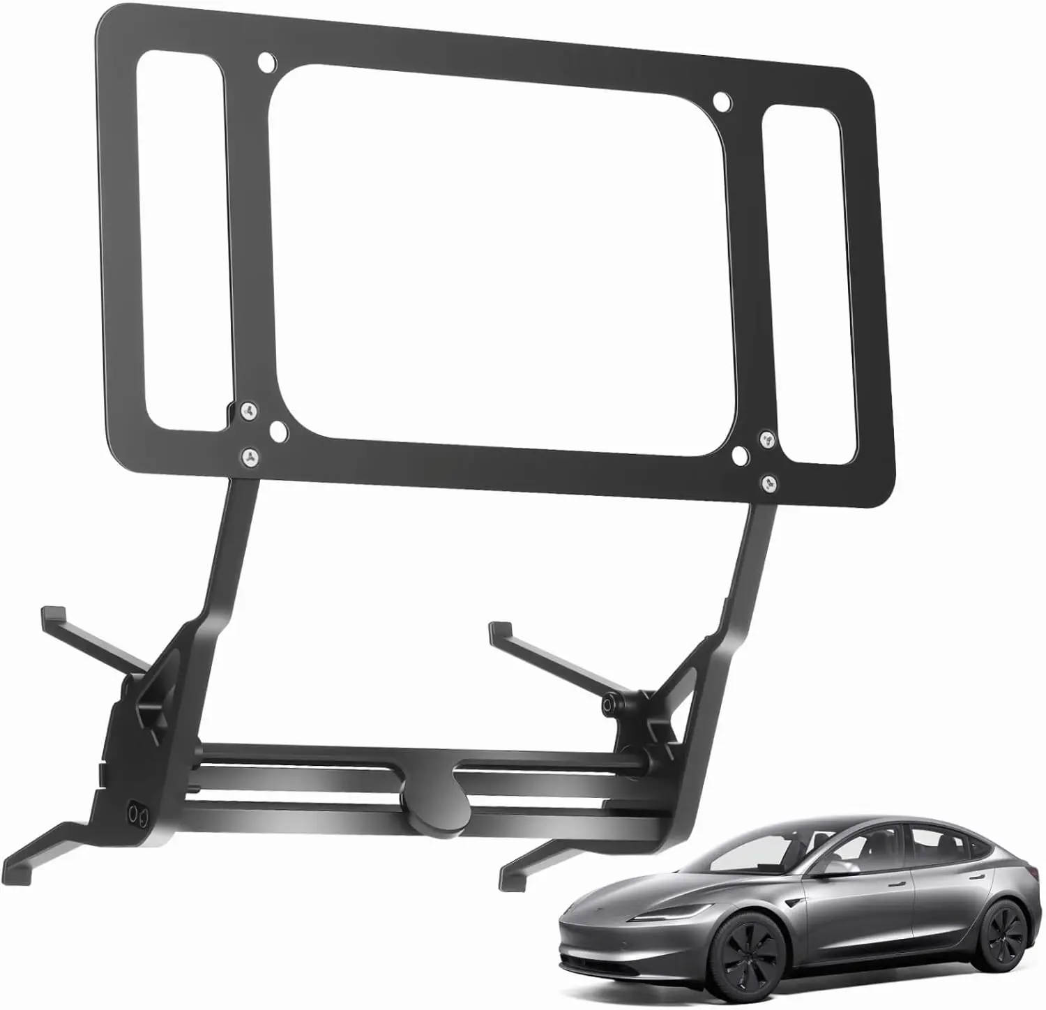 

2026 Front License Plate Holder - No Camera Block, Paint-Safe Lockable Mount Kit with Anti-Theft