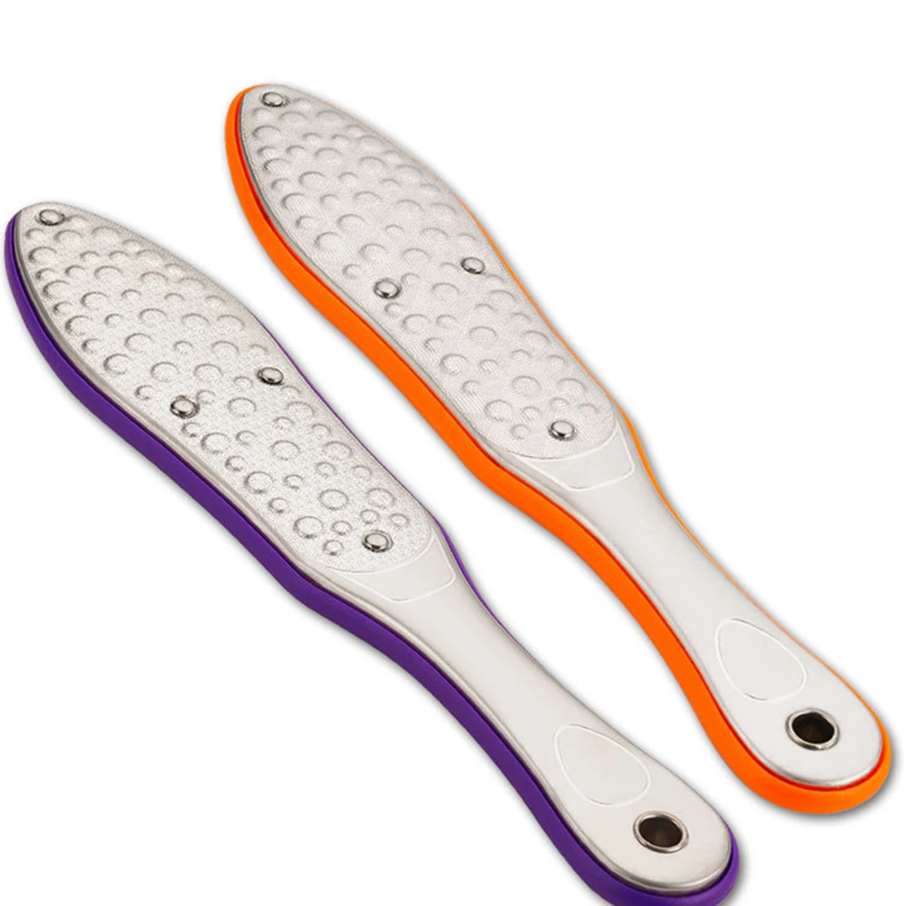 

1pc Stainless Steel Foot File Pedicure Tool Dead Skin Remover Callus Exfoliator Scrubber Rubbing Board Nail Care Set
