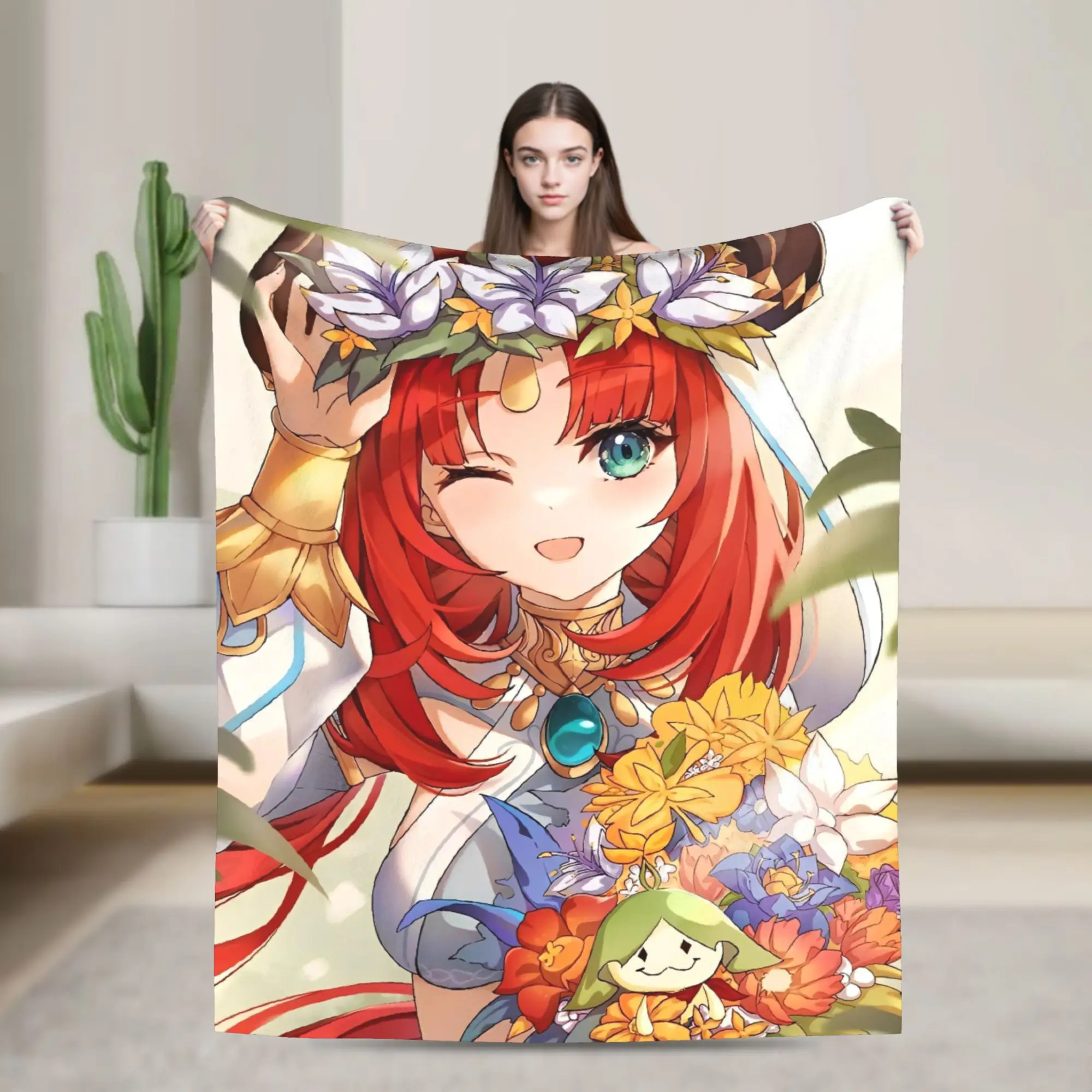 

Genshin Impact Blankets Quality Super Soft Throw Blanket Autumn Children Couch Chair Sofa Bed Comfortable Bedspread