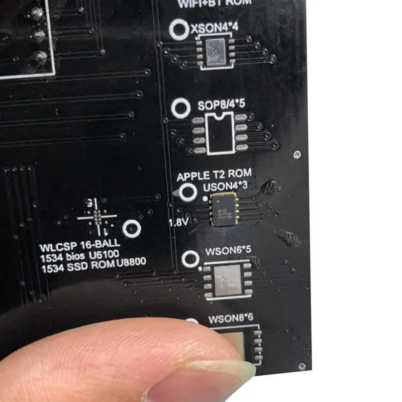 T2 chip ler e escrever bios soquete para ar t2 ssd rom typec rom titular