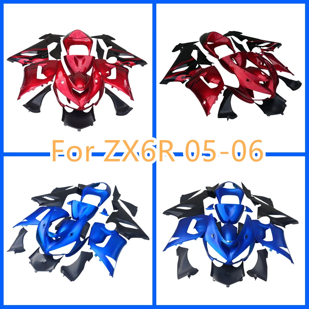 High Grade Injection Mold Fairing for KAWASAKI ZX-6R 2005 2006 ZX6R 05-06 ZX 6R ABS Road Racing Body Repair Aftermarket Parts