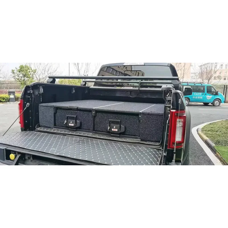 

Водонепроницаемый складной тент-бокс из алюминиевого сплава для пикапа Ranger 2012-2025, внедорожный, высококачественный, с выдвижным ящиком