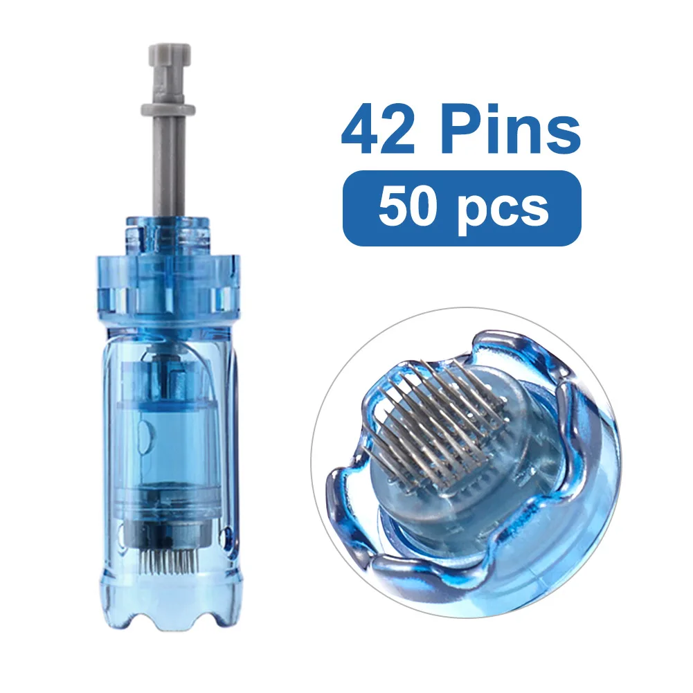 Bajonetcartridge Naald voor Dr Pen M8S/A8S/A9/A11 Microneedle 12/18/24/36/42 Pin/Ronde Nano/3D Vervanging Tip