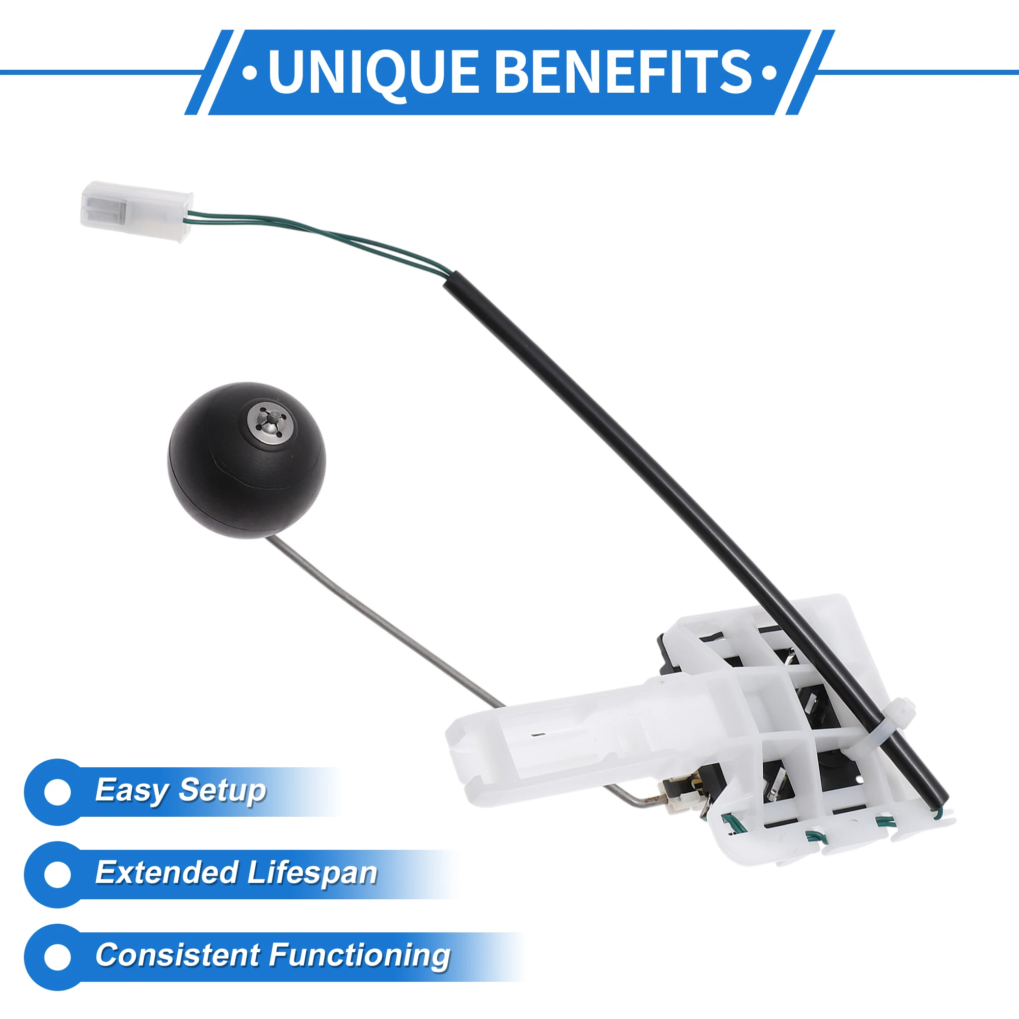 UXCELL 燃料タンク送信ユニット アウディ A4 用 No.7L0919673F 耐腐食性ハウジングと密閉コネクタ付き