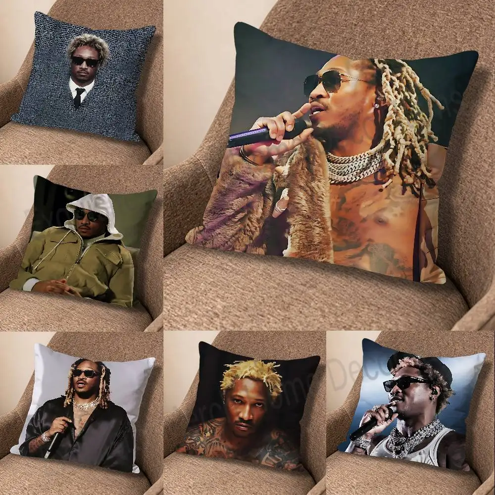 F-Futures-S The Real Me Polyester Printed Pillow Cover Square 30 40 45 50 60 65 cm Soft for Sofa Bed Car Home Decor