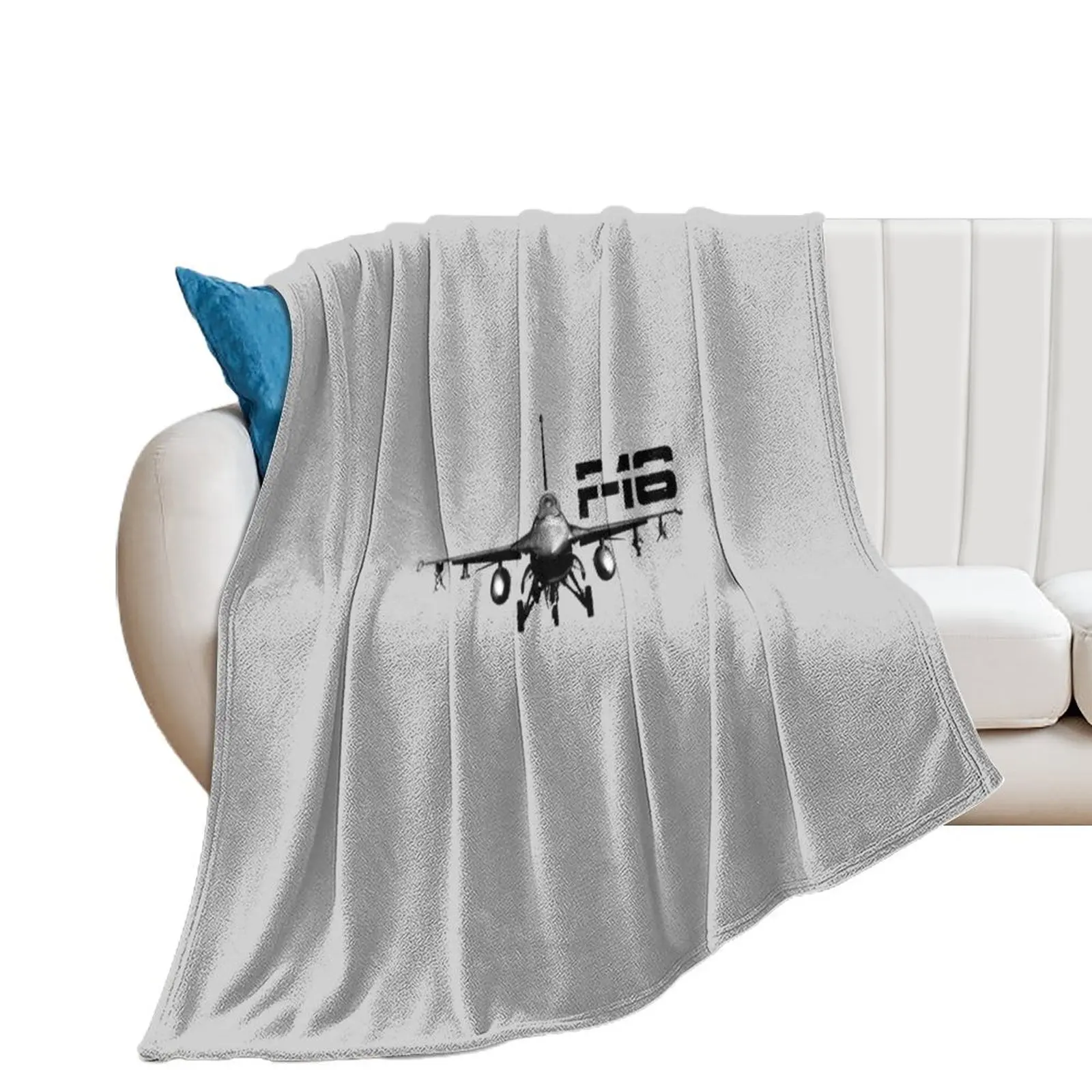 

F-16 Fighting Falcon Throw Blanket For Decorative Sofa Moving funny gift Blankets