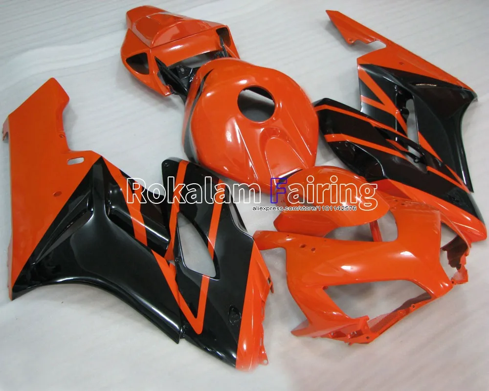 For Honda 2004 2005 CBR1000RR CBR 1000RR CBR1000 04 05 Orange Black Aftermarket Popular Fairings (Injection molding)