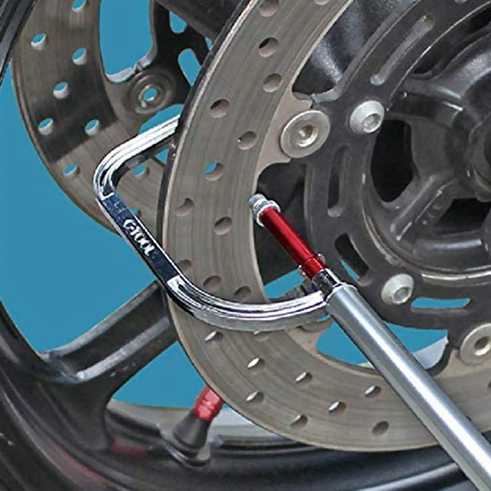 

AC88-4X Brake Disc Measuring Tool 0-45Mm Thickness Measuring Ruler Calipers For Motorcycles Brake Disc Wear Test Detection