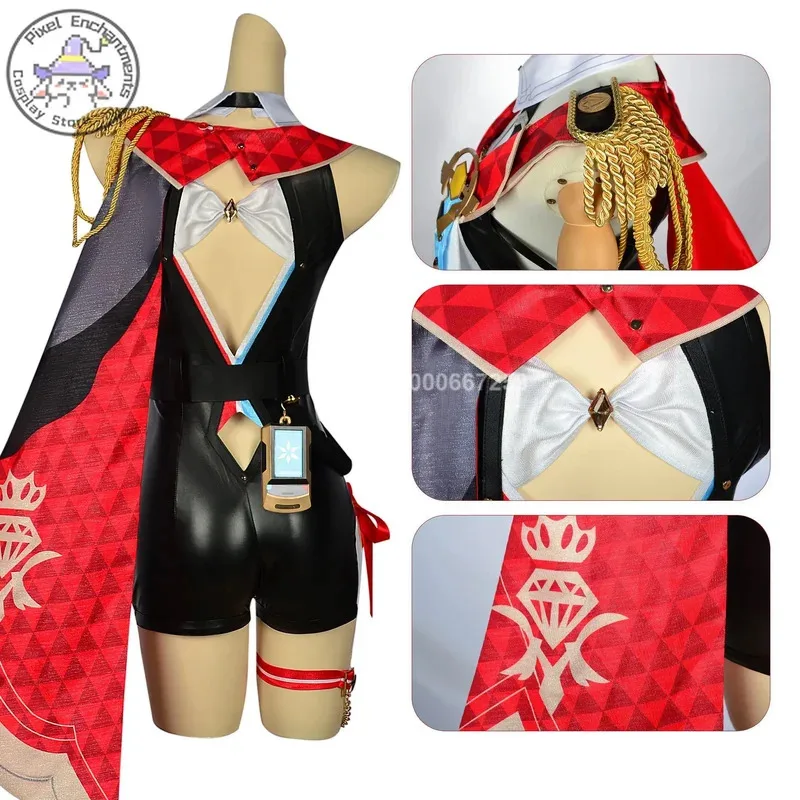 

Honkai Star Rail Game Топаз Костюм Женский Полный комплект одежды Униформа Парик для ролевых игр Комбинезоны Обувь Сапоги Реквизит для косплея kn.7