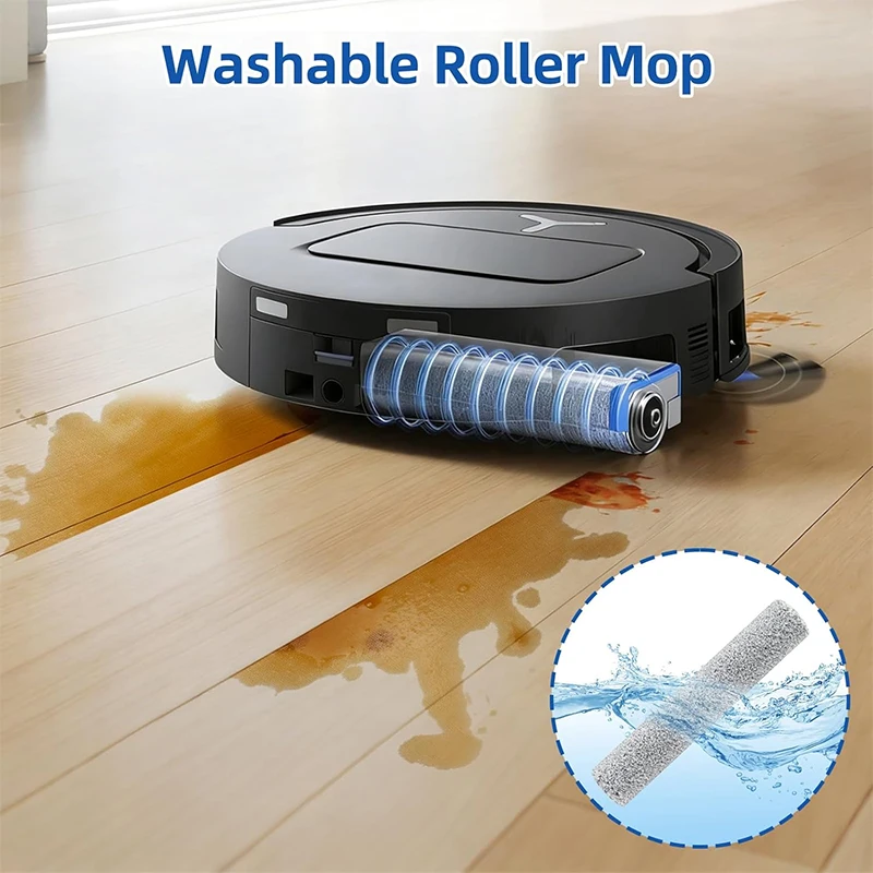 Roller Mop Replacement Accessories Kit Compatible With Ecovacs T90 Pro Omni/X9S Pro Omni Robot Vacuum Roller Mop Parts image 3