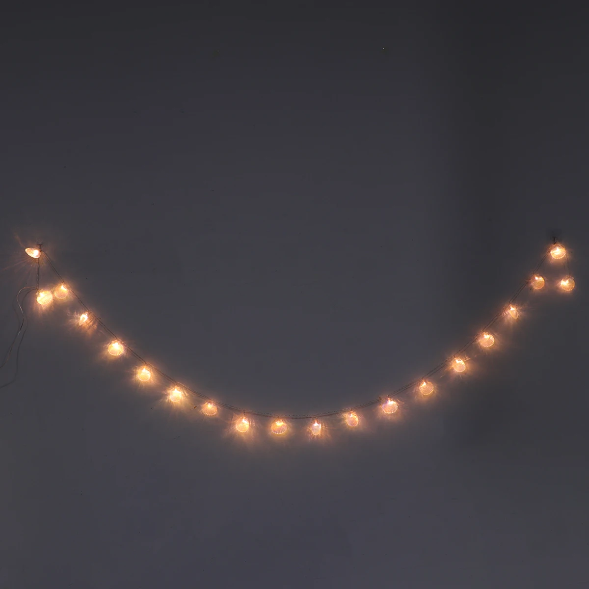 3M Shell LED String Lights USB Powered Low Energy 20 Beads Decor Bedroom Party Wedding Seashell Shape Festive Atmosphere