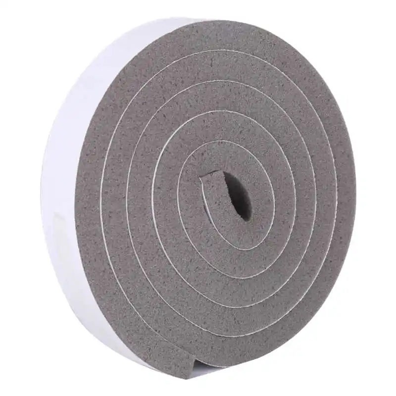 

2M/Roll Door Window Sealing Strips Weather Stripping Self-Adhesive Sound-Proof Door Window Foam Tape Gap Soundproof Seal Strip