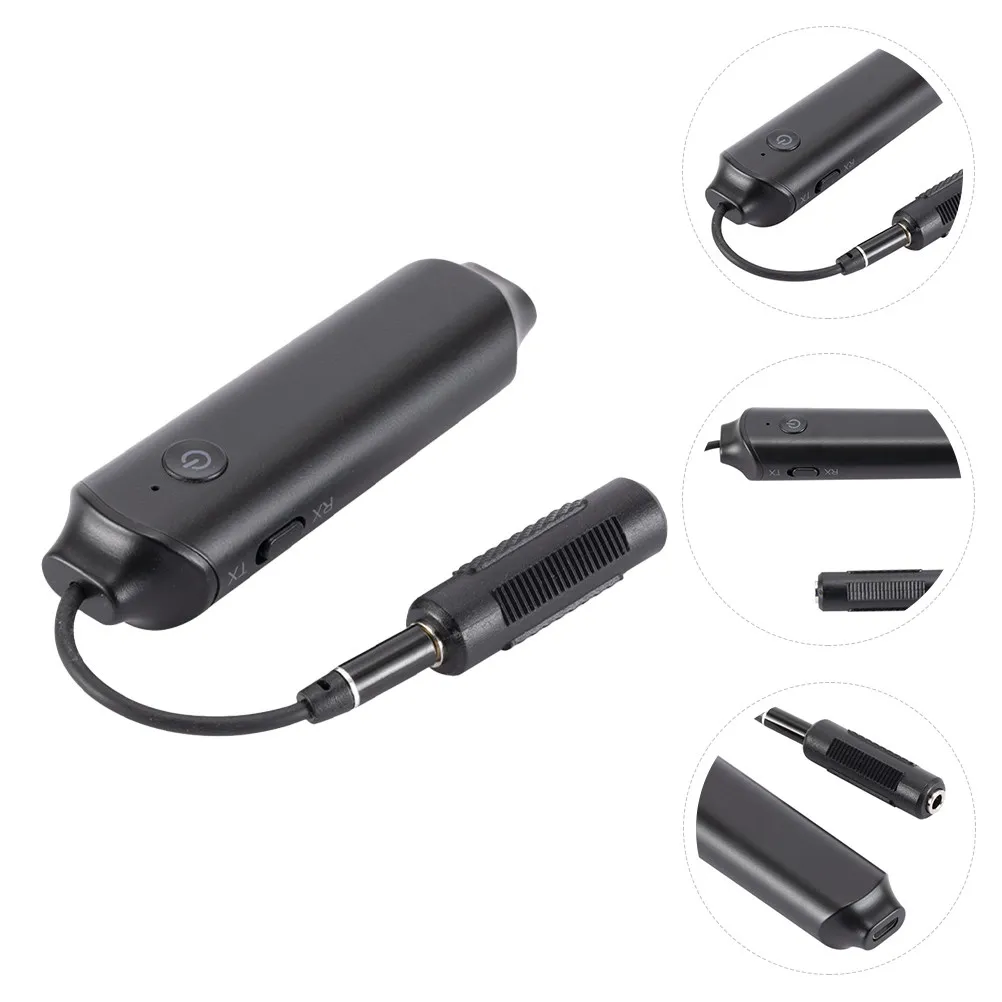 

Беспроводной аудиоадаптер 5.0, передатчик-приемник 2-в-1 для автомобильной стереосистемы, AUX, высококачественный звук, Plug and Play, без проводов