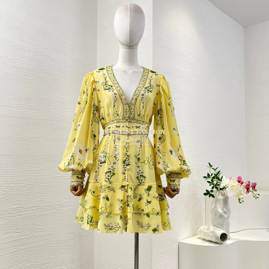 

Комплект из блузки и брюк 2025: шелковый синий комплект в полоску с длинными рукавами и лацканами в виде обезьяны с цветочным принтом