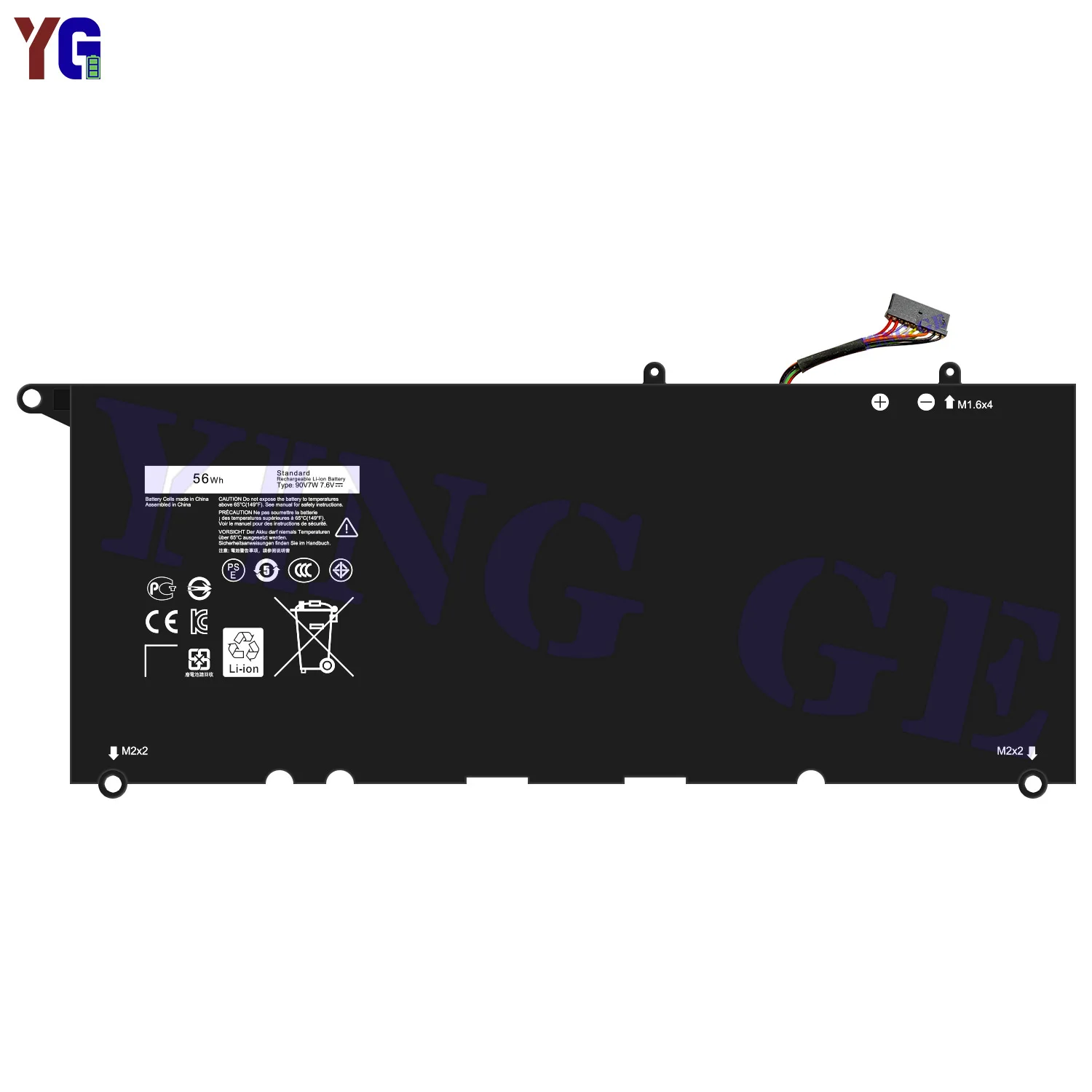 90V7W 56Wh Laptop Battery For Dell XPS 13-9343 9350 8350 P54G Replacement Battery +Free Tools