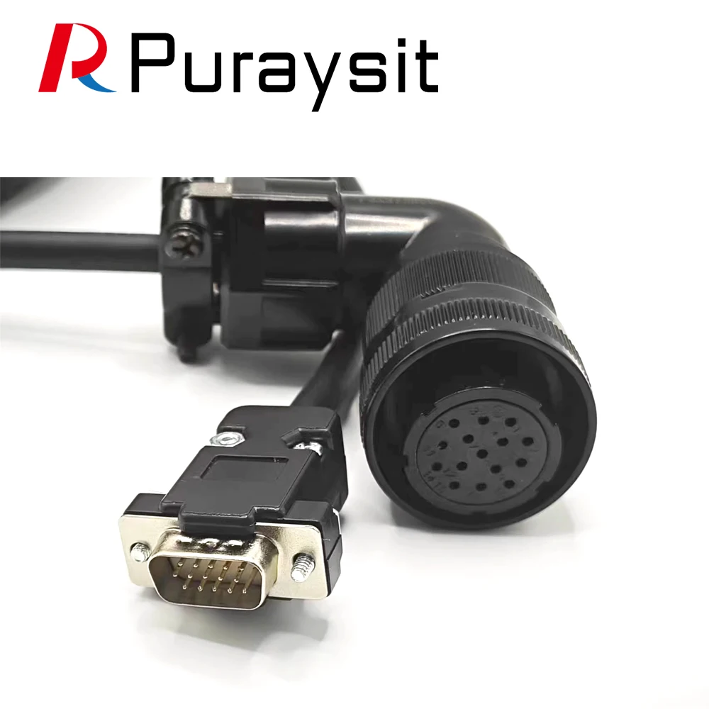 Puraysit SV-DB100/DA200 Servo Driver Motor Encoder Cable 3M 5M 8M 10M 15M for INVT