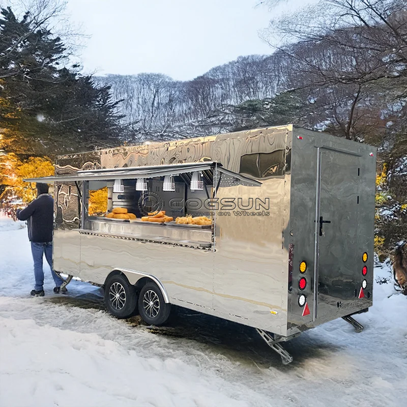 

Модульный грузовик для пищевых продуктов Multi-Cuisine, индивидуальный макет для барбекю, пиццы или азиатской еды
