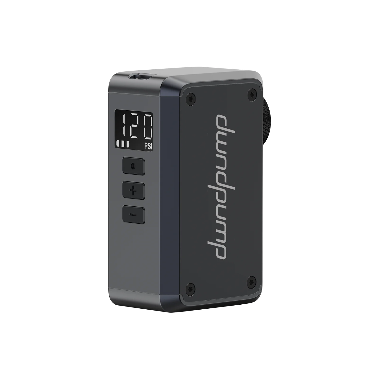 dwndpump DP5 PRO Elektrische Mini-Fahrradpumpe, 120 PSI, max. mit 420 mAh wiederaufladbarem Akku, LED-Anzeige, intelligenter Fahrrad-Tier-Inflator